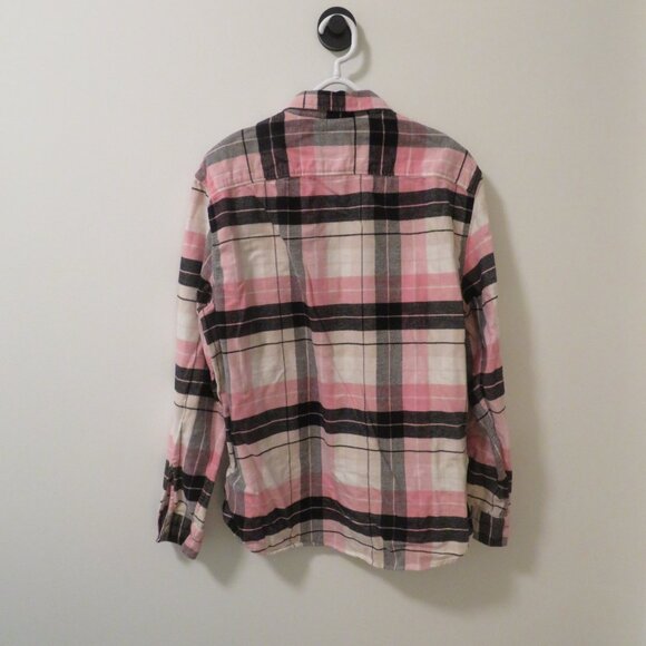 American Eagle Pink Plaid Flannel Shirt. Size XL - Picture 4 of 4